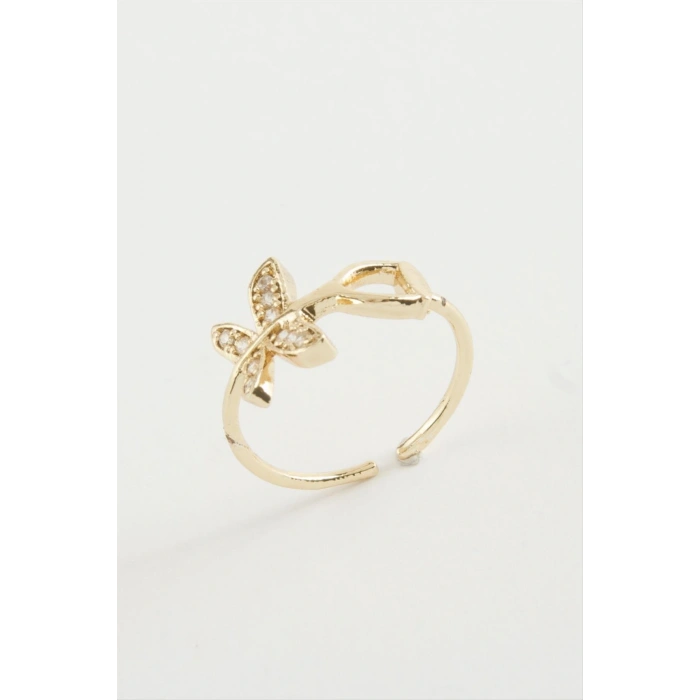 Kelebek Zirkon Taşlı Yüzük
