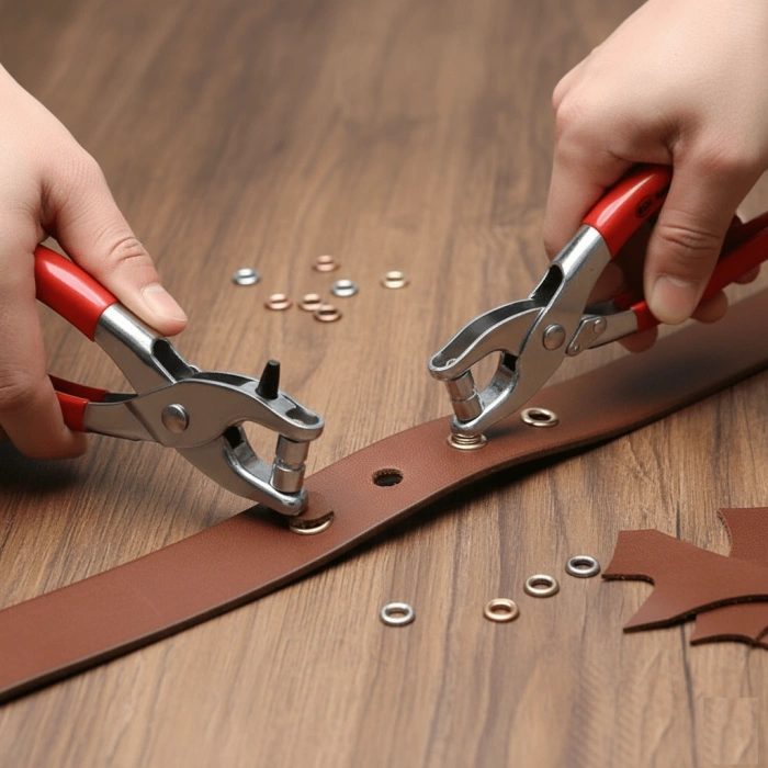 Kemer Delme Perçin Atma Pensesi 2 li Seti