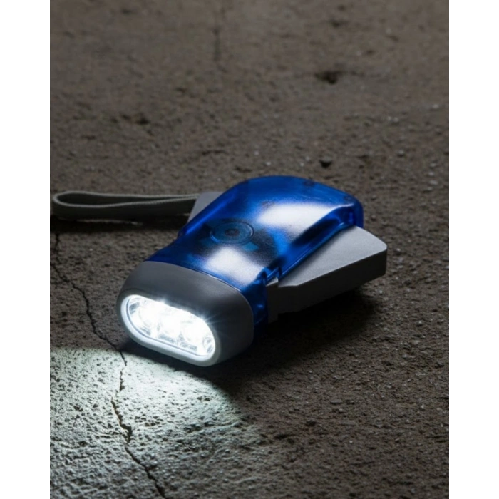 Kendiliğinden Şarjlı El Feneri Pilsiz Çalışan 3 Led Acil Durum Feneri
