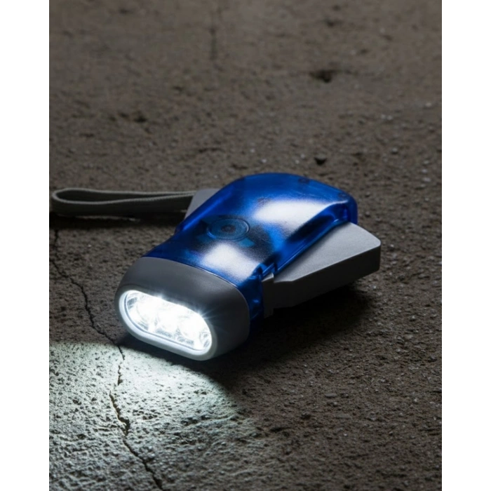 Kendiliğinden Şarjlı El Feneri Pilsiz Çalışan 3 Led Acil Durum Feneri