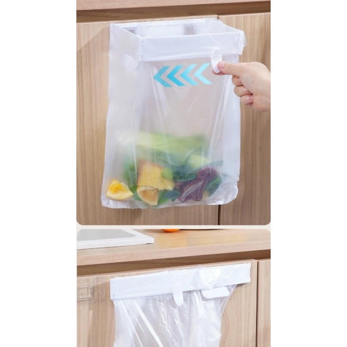 Kendinden Yapışkanlı Katlanabilir Çöp Poşeti Tutucu Aparat (4887)