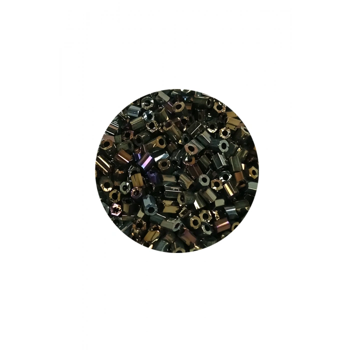 Kesme Cam Boncuk 2mm - 20 Gram - Asker Yeşili -BNC340