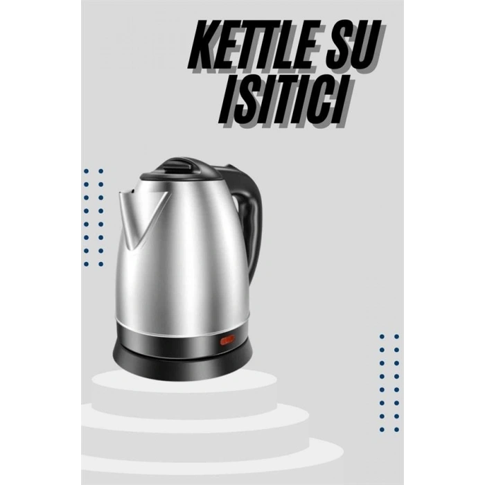 Kettle C F Tipi 220-240v Paslanmaz Çelik Elektrik Kablolu Otomatik Kapanma