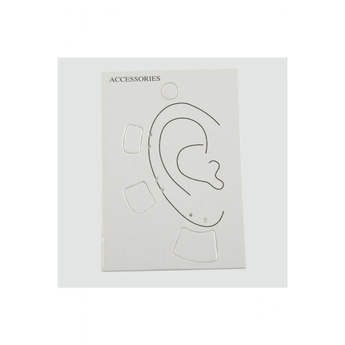 Kıkırdak Küpe Kartı Büyük 100 Adet