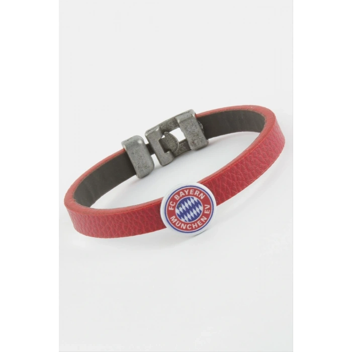 Kırmızı Renkli Suni Deri Bileklik