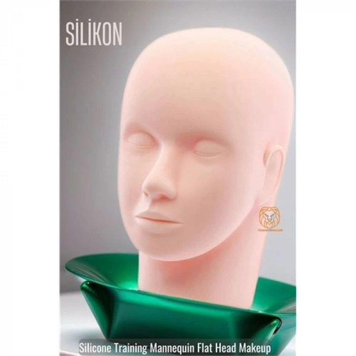 Kirpik Makyaj Eğitim Kafası Silikon 720446