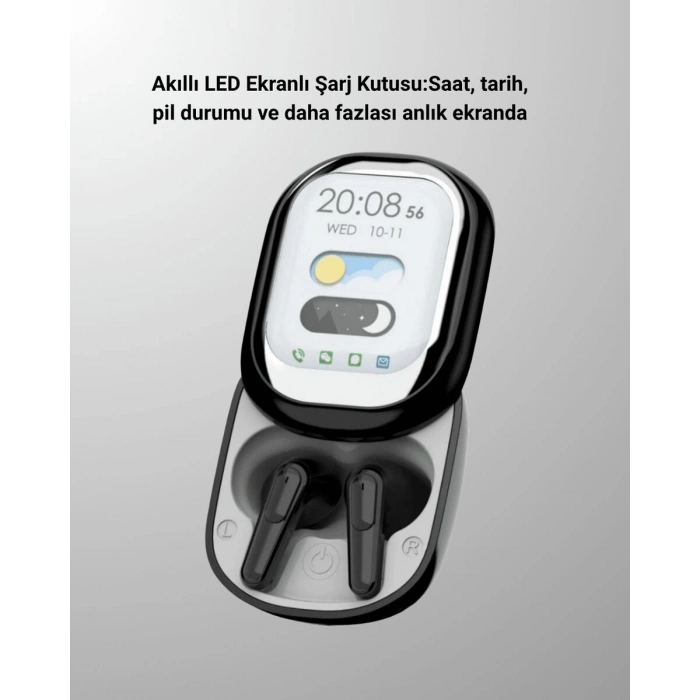 Kişiselleştirilebilir Led Ekranlı Bluetooth Kulaklık – Oyun & Müzik Modlu