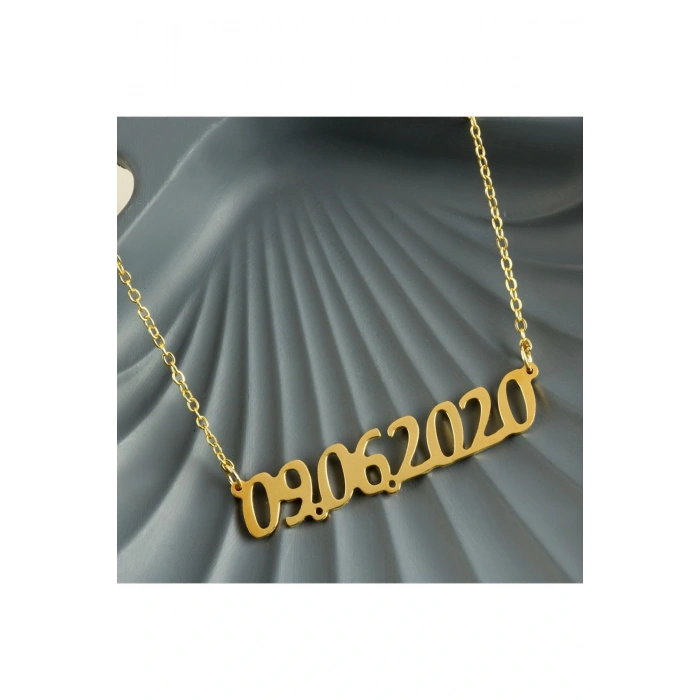 Kişiye Özel Tarih Yazılı Kolye