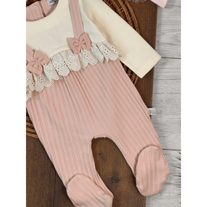 Kışlık Pamuklu 2li Kız Bebek Tulum