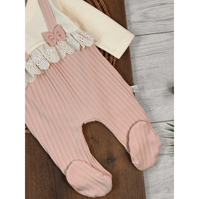 Kışlık Pamuklu 2li Kız Bebek Tulum