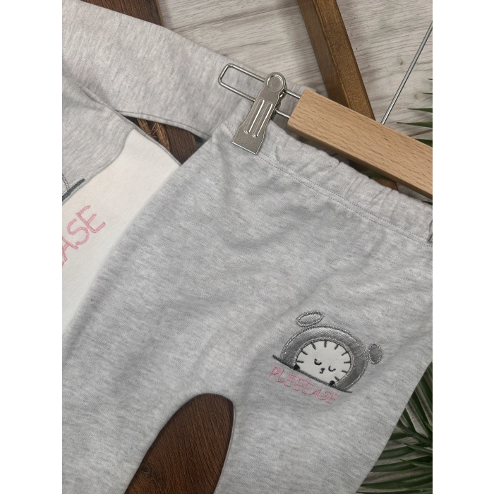 Kışlık Pamuklu Kiz Bebek 2li Takım