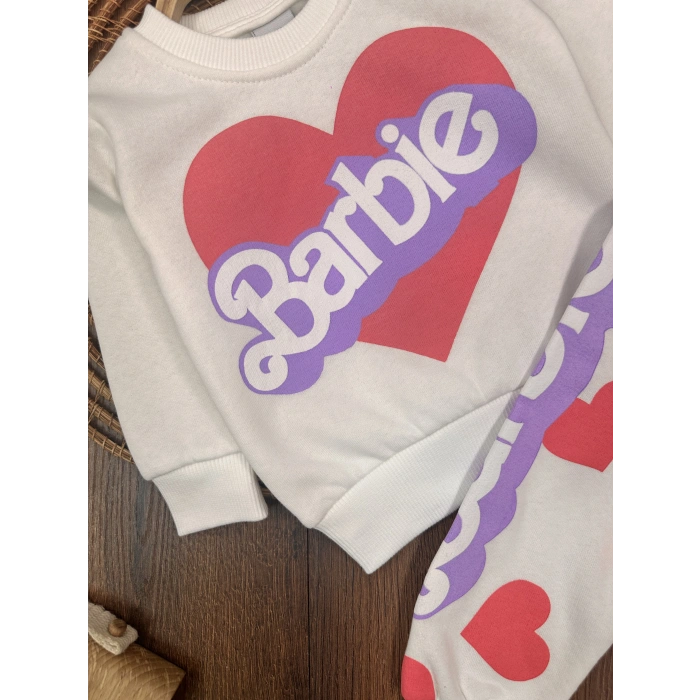 Kışlık Pamuklu Kız Çocuk 2li Takım