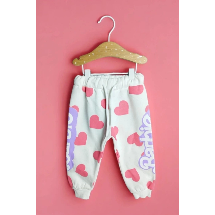 Kışlık Pamuklu Kız Çocuk 2li Takım