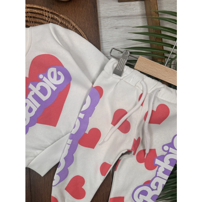 Kışlık Pamuklu Kız Çocuk 2li Takım