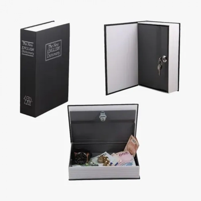 Kitap Görünümlü Kasa Kumbara