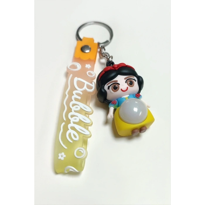Kız Çocuk Işıklı Silikon Anahtarlık