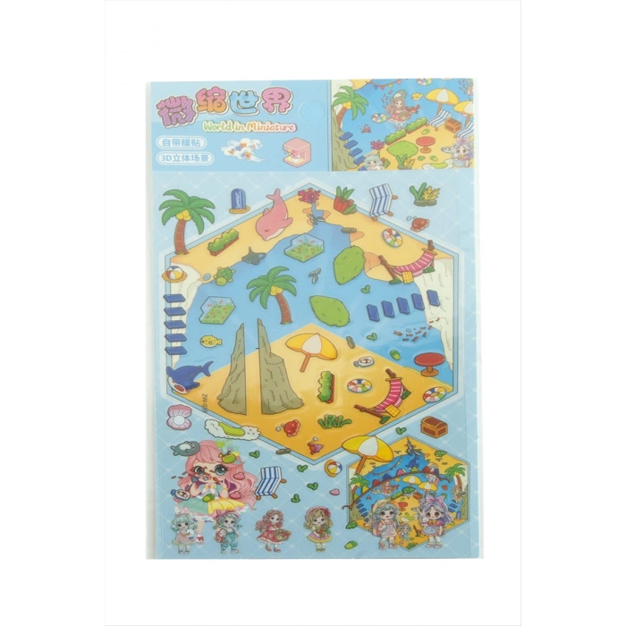 Kız Çocuk Temalı Sticker
