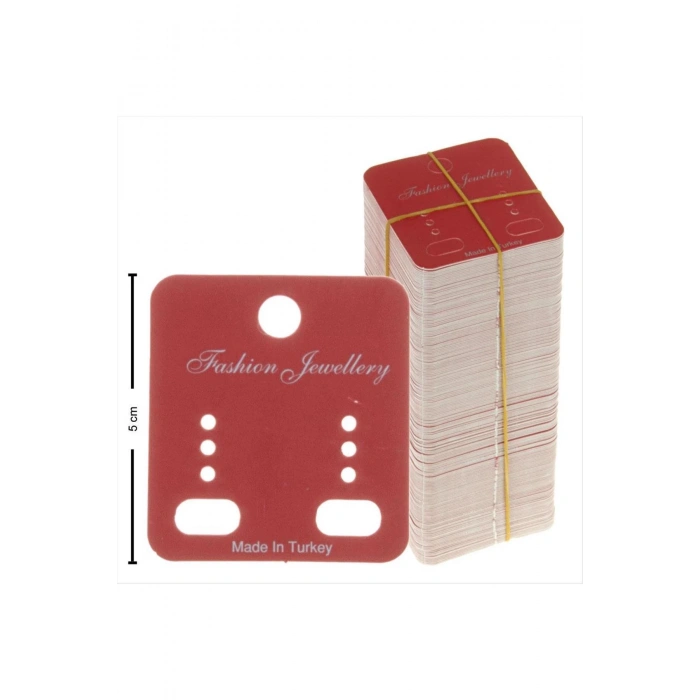 Klıpsli 3 Delikli Küpe Kartı