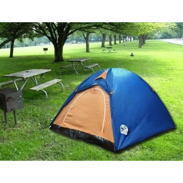 Kolay Kurulumlu Kamp Çadırı 3 - 4 Kişilik -Taşıma Çantalı