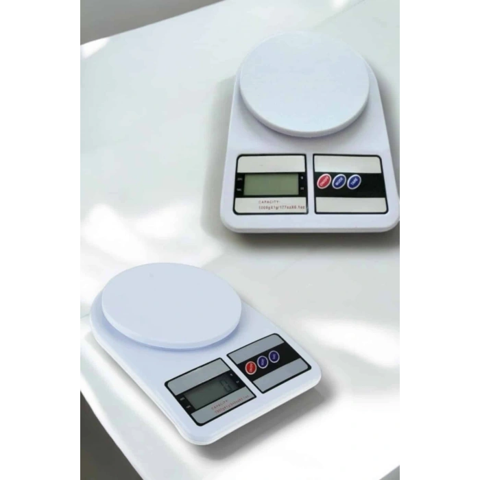 Kompakt Tasarım Ve Tek Tuşla Sıfırlama Özelliğiyle Kullanımı Kolay Mutfak Tartısı