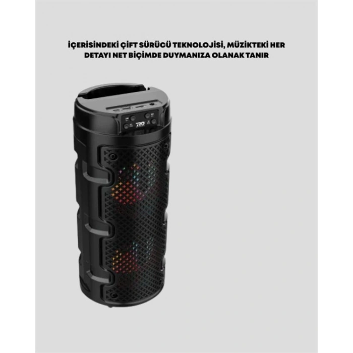 Kompakt Tasarım Yüksek Ses Performansı – Çoklu Giriş Seçenekli Kablosuz Hoparlör (bluetooth Usb Sd Kart Aux)