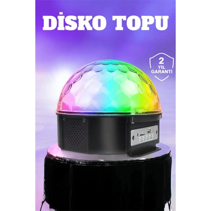 Kompakt Tasarımlı Telefon Kontrollü Disko Topu Işıkları