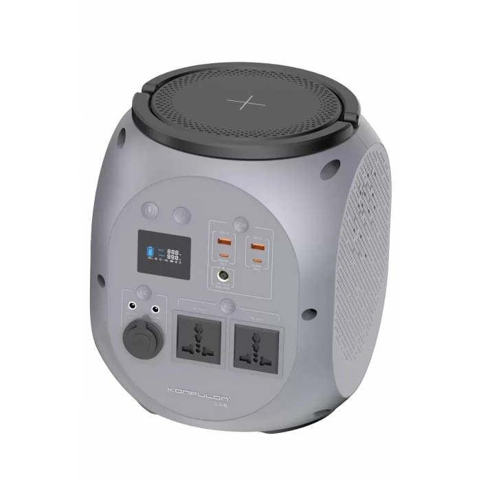 Konfulon CN09 Powerbank 1000W 270.000 mAh Kamp Şarj 45W PD - Gri