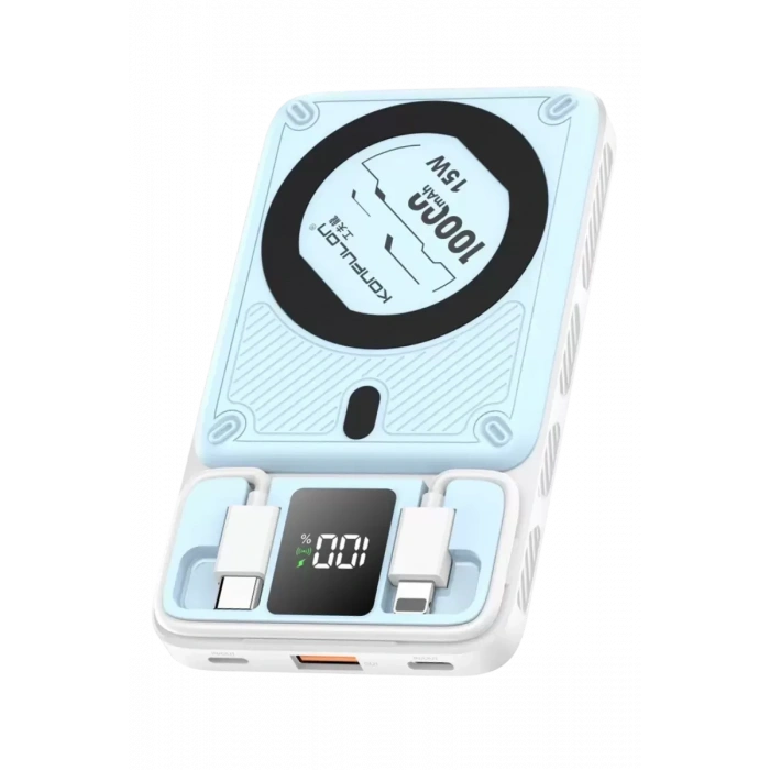 Konfulon M25W 10.000 mAh 20W PD Magsafe Powerbank - Mavi