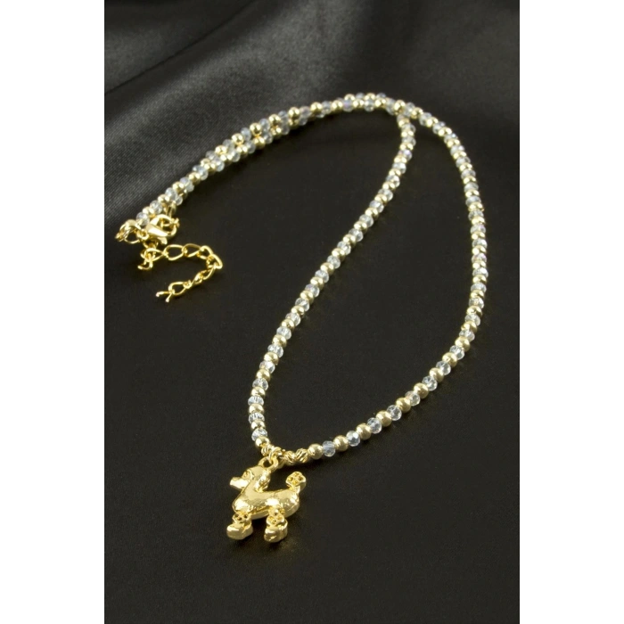 Köpek Kristal Kolye