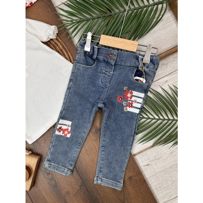 KOT PANTOLON BLUZ TAKIM, PAMUKLU, DESENLİ, MEVSİMLİK, GÜNLÜK, KIZ ÇOCUK & BEBEK  ALT ÜST TAKIM