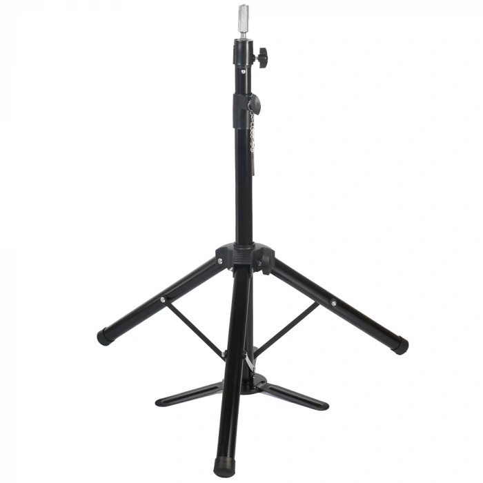 Kuaför Eğitim Mankeni İçin Ayaklı Metal Tripod - Siyah + Taşıma Çantası