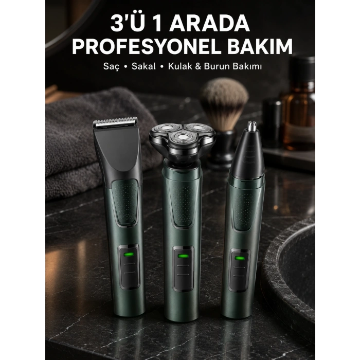 Kulak Ve Burun Başlıklı Profesyonel Tıraş Makinesi Yeni Nesil