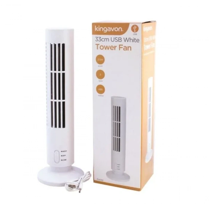 Kule Tipi USB Elektrik Fan Yapraksız Klima Fanı (4887)