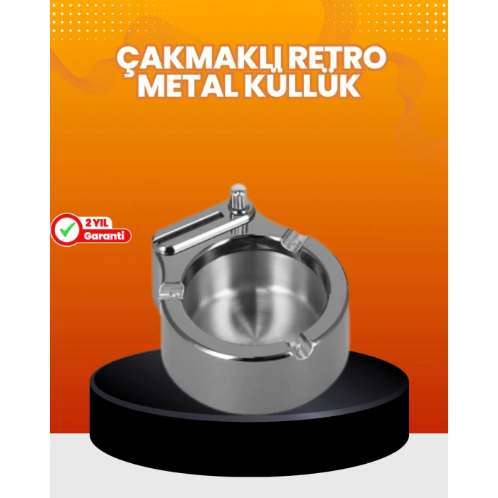 Küllük Ve Çakmak Birleşik Set Paslanmaz Çelik Gövde