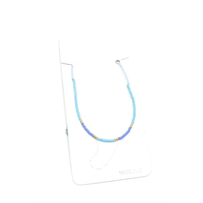 Kum Boncuk Halhal - Mavi