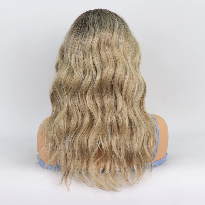 Kumral / Balköpüğü Ombre ve Röfleli Küt Tül Peruk