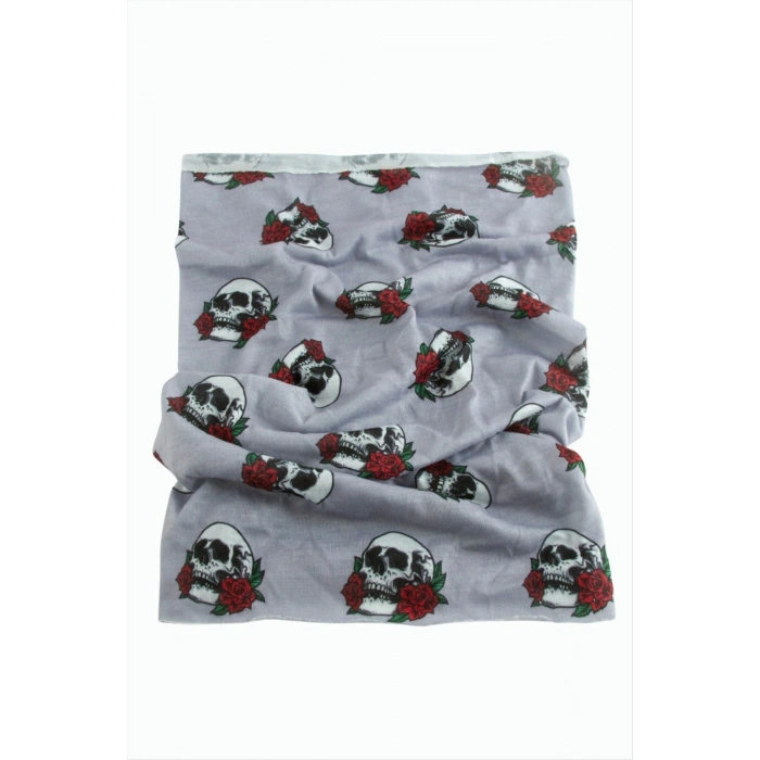 Kuru Kafa Desenli Baff Boyunluk