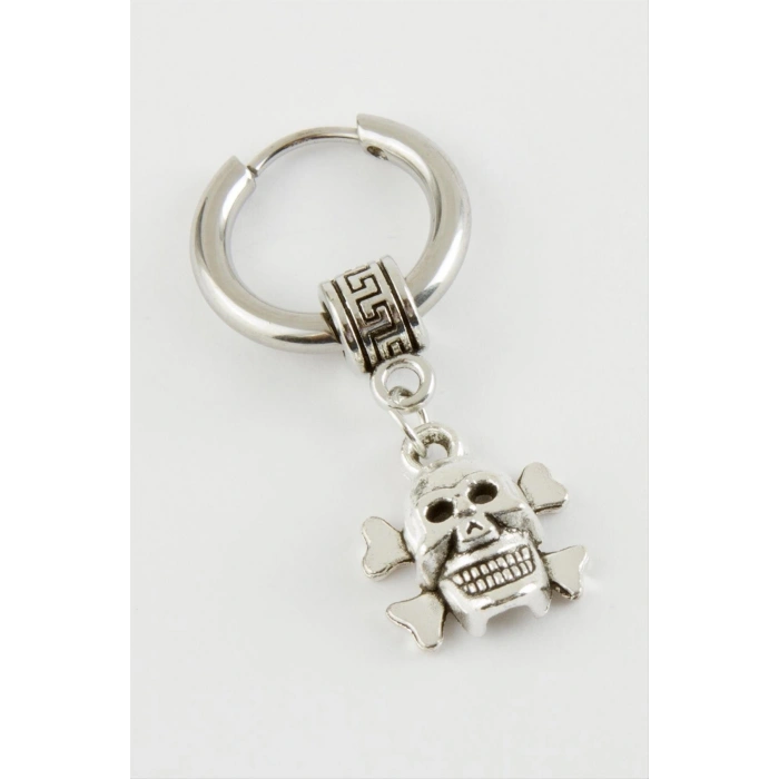 Kuru Kafa Erkek Çelik Küpe