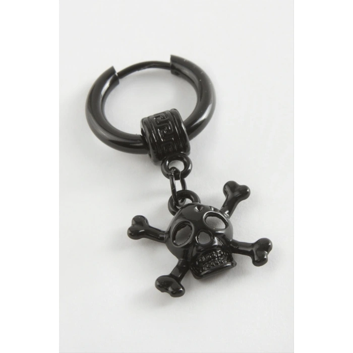 Kuru Kafa Erkek Çelik Küpe