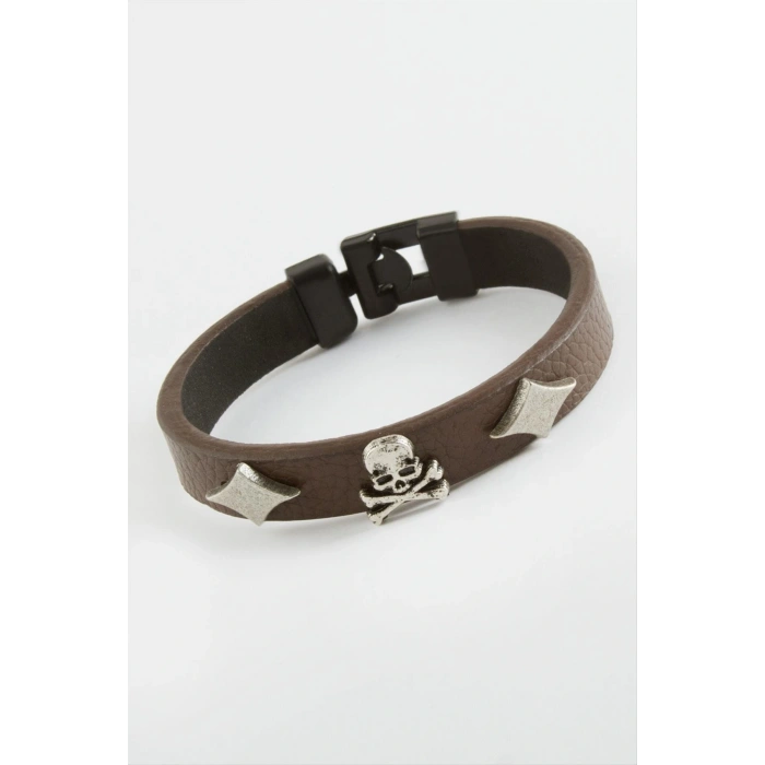 Kuru Kafa Kaliteli Suni Deri Bileklik