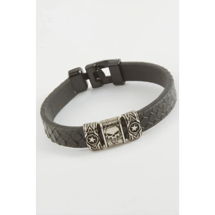 Kuru Kafa Kaliteli Suni Deri Bileklik