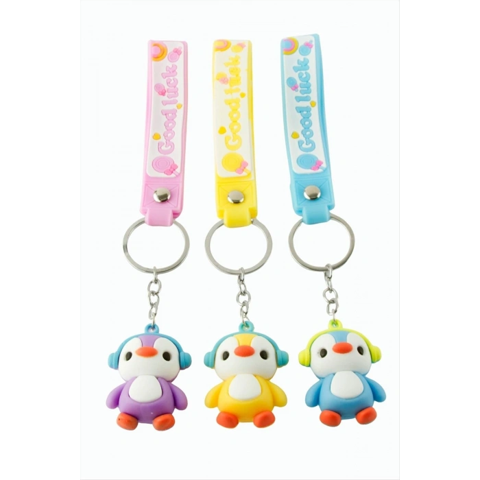 Kuş Silikon Anahtarlık