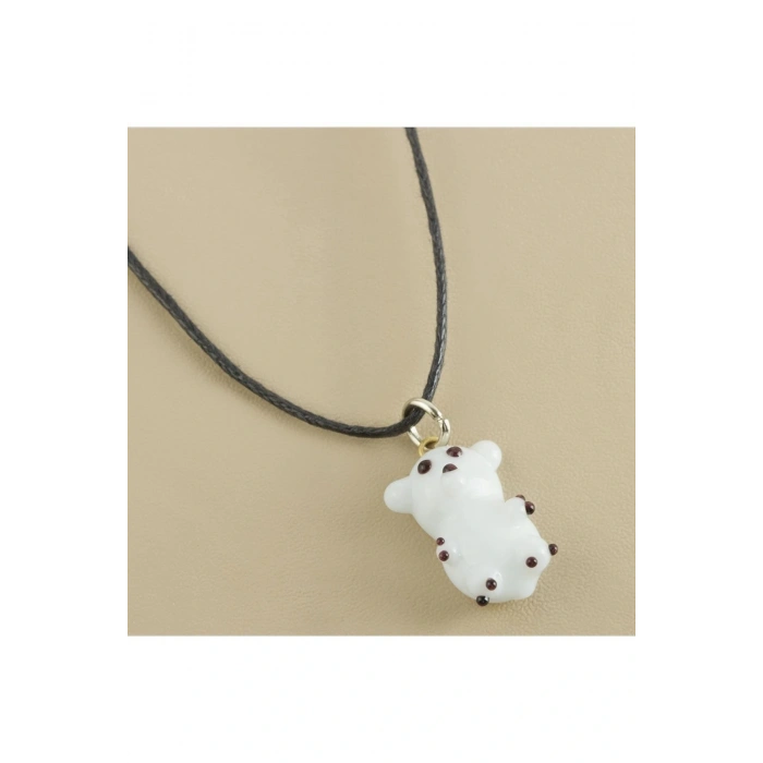 Kutup Ayısı Cam Kolye