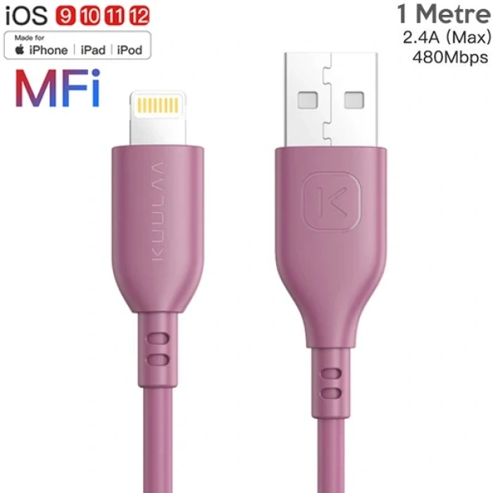 Kuulaa 1m Mfı Sertifikalı İphone Usb Şarj  Kablosu-(5775)