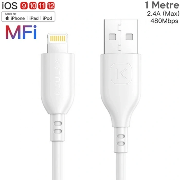 Kuulaa 1m Mfı Sertifikalı İphone Usb Şarj  Kablosu-(5775)