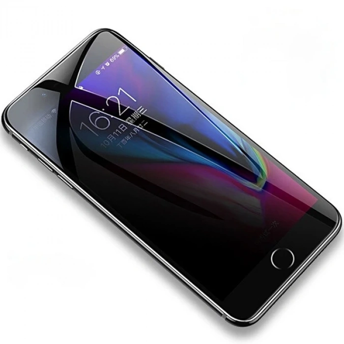 Kuulaa İphone 6s-6 Plus 3d Full Privacy Gizlilik Kırılmaz Cam Ekran Koruyucu