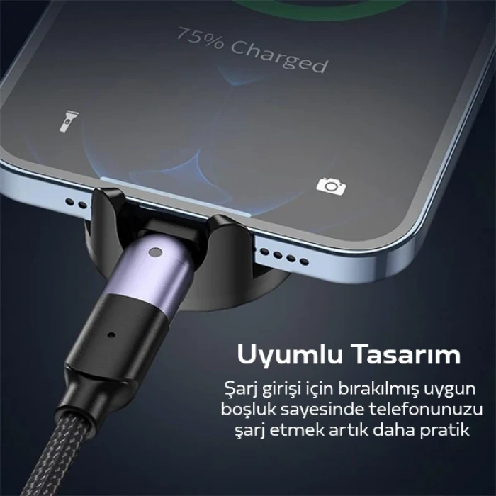 Kuulaa Universal Mıknatıslı Standlı Cep Telefon Araç Tutucu Aluminum