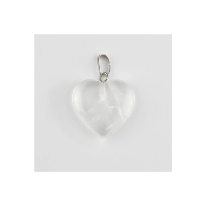 Kuvars Kalpli Doğaltaş Kolye Ucu