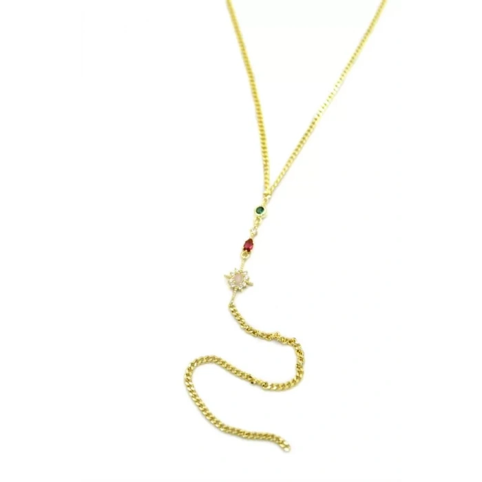 Kuzey Yıldız Y Kolye - Altın