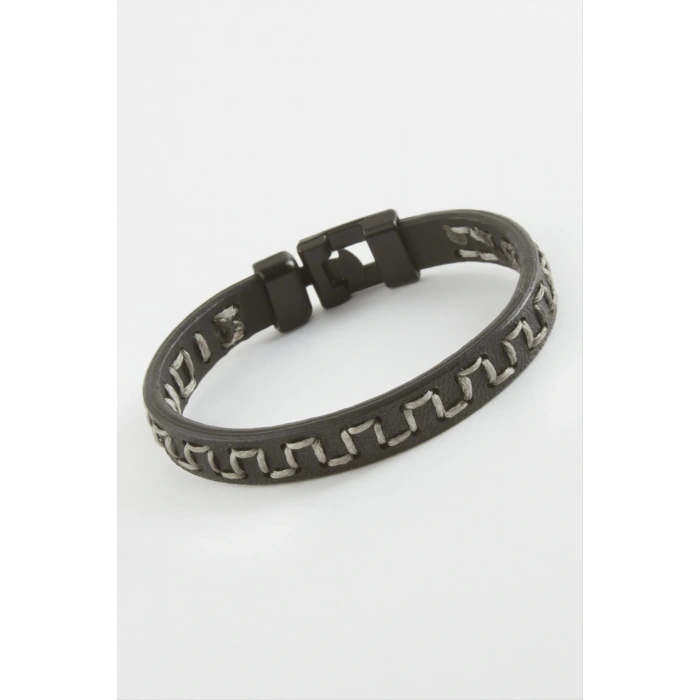 Labirent Kaliteli Suni Deri Bileklik